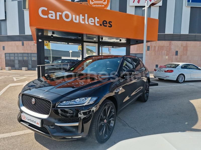 Usado Jaguar F-Pace R-Sport 300 CV (220 kW) 2017 Negro SUV