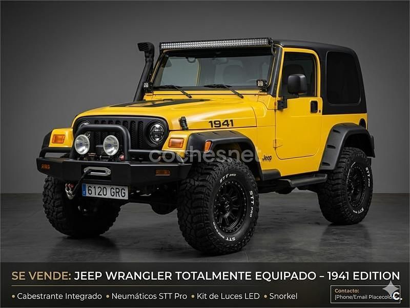 Usado Jeep Wrangler 177 CV (130 kW) 2002 Amarillo SUV