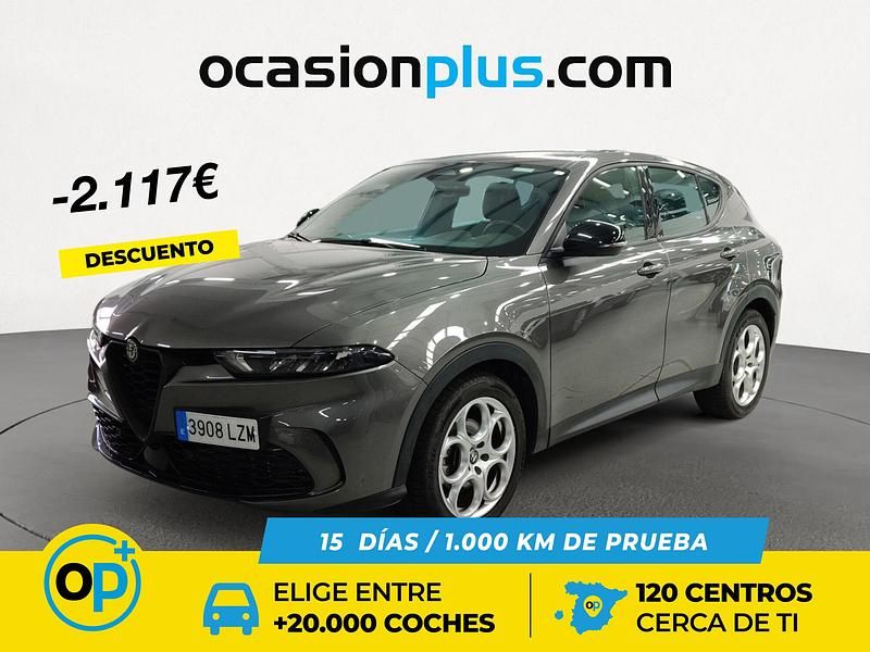 Gris Usado 2022 Alfa Romeo Tonale Sprint SUV | 23.290 € (Un poco caro) - Imagen 1/4