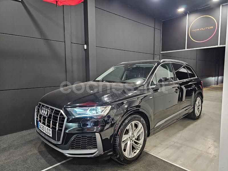 Negro Usado 2020 Audi Q7 S-Line SUV | 44.900 € (Precio justo) - Imagen 1/4