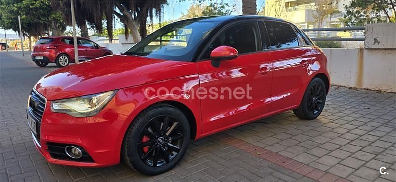 Rojo Usado 2013 Audi A1 Sportback Utilitario | 10.300 € (Precio justo) - Imagen 1/4