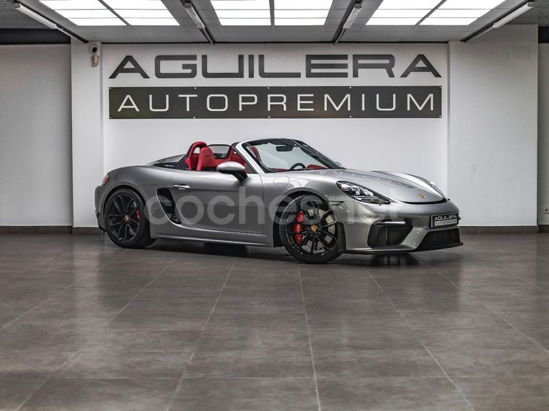 Gris / plata Usado 2020 Porsche Boxster Spyder Descapotable | 119.990 € - Imagen 1/4