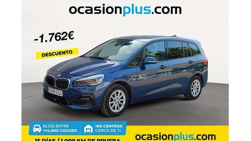 Azul Usado 2020 BMW 216 Gran Tourer Monovolumen | 16.880 € (Buen precio) - Imagen 1/4