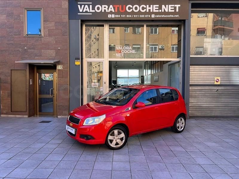 Usado Chevrolet Aveo LS 84 CV (61 kW) 2009 Rojo Berlina