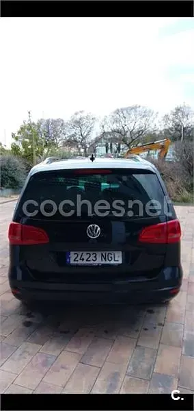Usado VW Sharan Advance 150 CV (110 kW) 2015 Negro Monovolumen
