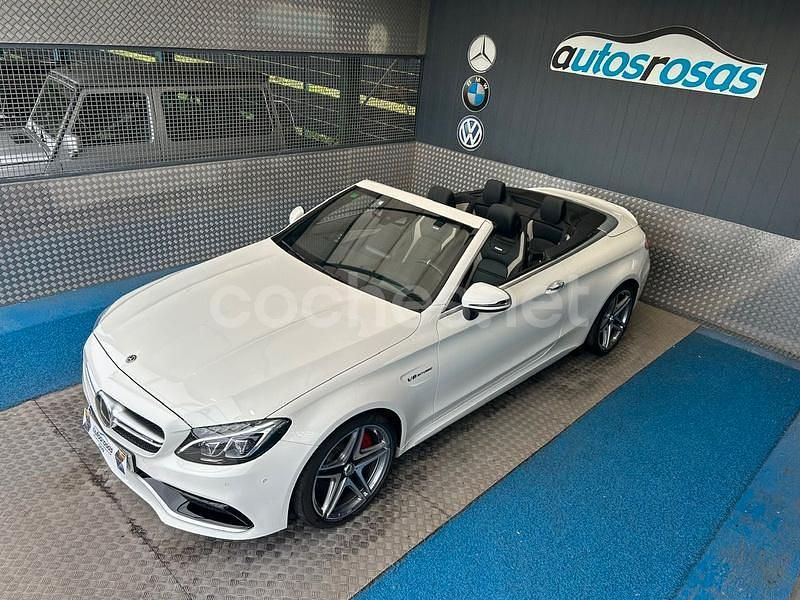 Blanco Usado 2017 Mercedes C63S AMG Descapotable | 62.900 € (Precio justo) - Imagen 1/4