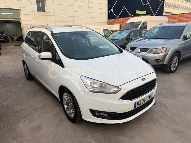 Blanco Usado 2017 Ford Grand C-Max Trend Monovolumen | 12.990 € (Precio justo) - Imagen 1/4