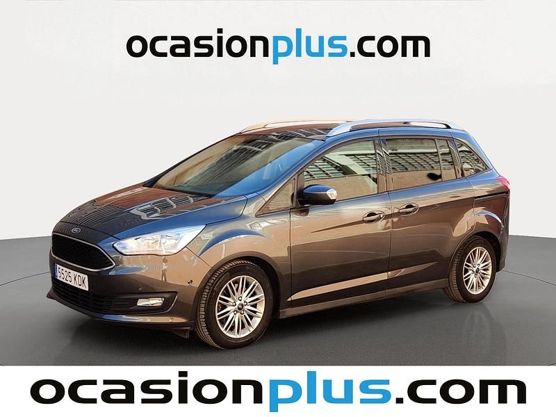 Gris Usado 2017 Ford Grand C-Max Trend+ Monovolumen | 12.954 € (Precio justo) - Imagen 1/4
