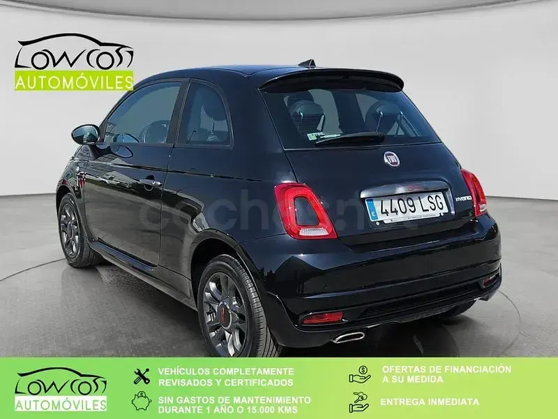 Usado Fiat 500 Sport 70 CV (51 kW) 2021 Negro Berlina