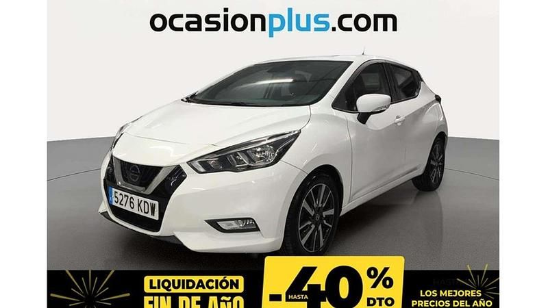 Blanco Usado 2017 Nissan Micra Acenta Utilitario | 10.350 € (Precio justo) - Imagen 1/4