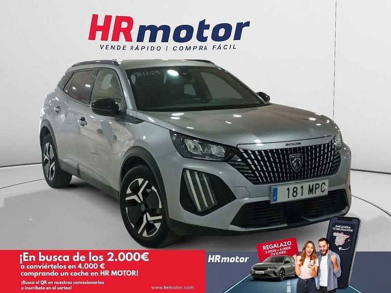 Gris Usado 2024 Peugeot 2008 Allure SUV | 18.710 € (Precio justo) - Imagen 1/4