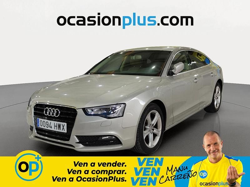 Usado Audi A5 Advanced 150 CV (110 kW) 2014 Gris Coupe