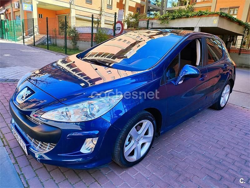 Usado Peugeot 308 Premium 120 CV (88 kW) 2007 Azul Utilitario
