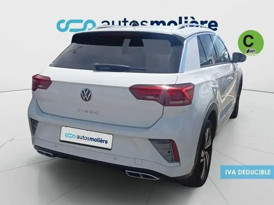 Usado VW T-Roc R-line 150 CV (110 kW) 2022 Blanco SUV