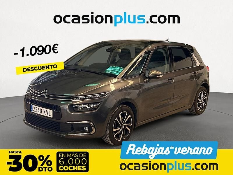 Gris Usado 2019 Citroën C4 PureTech Monovolumen | 11.990 € (Precio justo) - Imagen 1/4