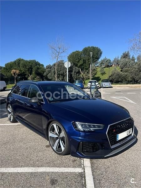 Usado Audi RS4 Ambiente 450 CV (330 kW) 2018 Azul Familiar