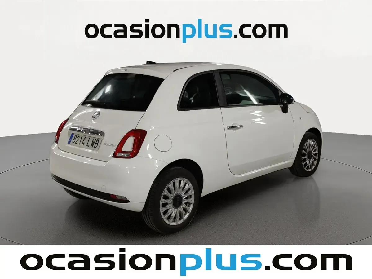 Usado Fiat 500 Club 70 CV (51 kW) 2022 Blanco Utilitario