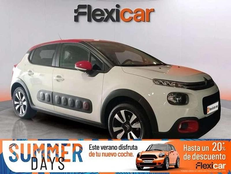 Blanco Usado 2018 Citroën C3 Feel Utilitario | 10.390 € (Precio justo) - Imagen 1/4