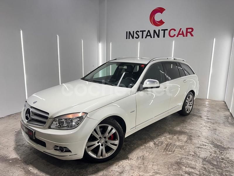 Usado Mercedes C180 Avantgarde 156 CV (114 kW) 2008 Blanco Familiar