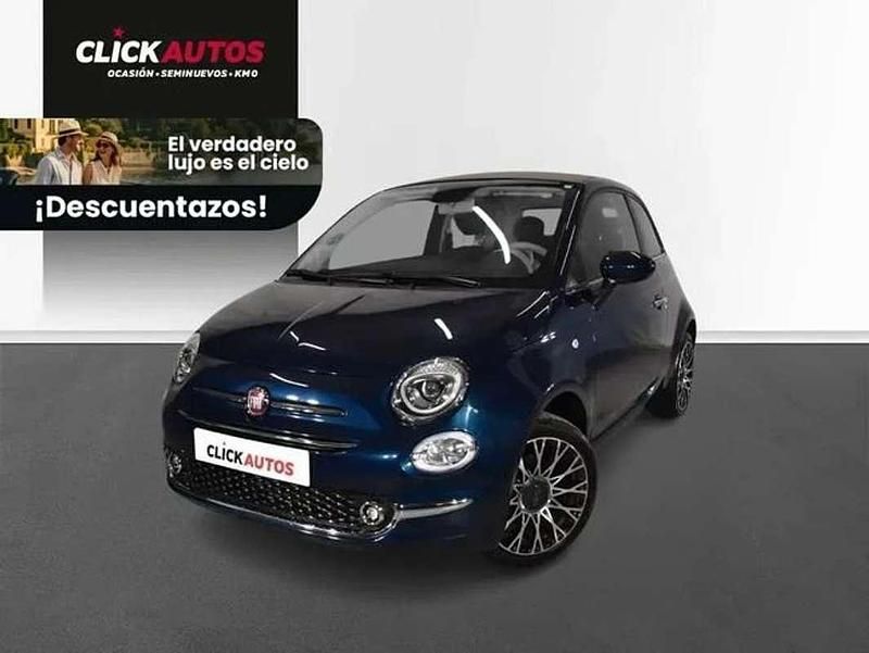 Usado Fiat 500 71 CV (52 kW) 2023 Azul Descapotable