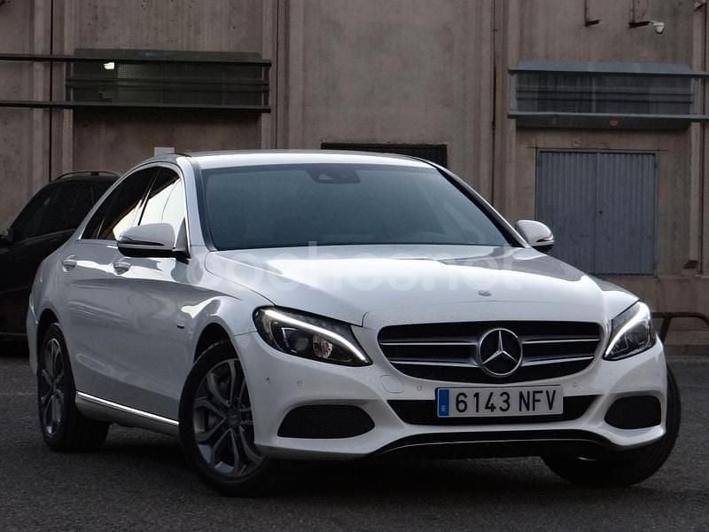 Usado Mercedes C350e 279 CV (205 kW) 2017 Blanco Berlina