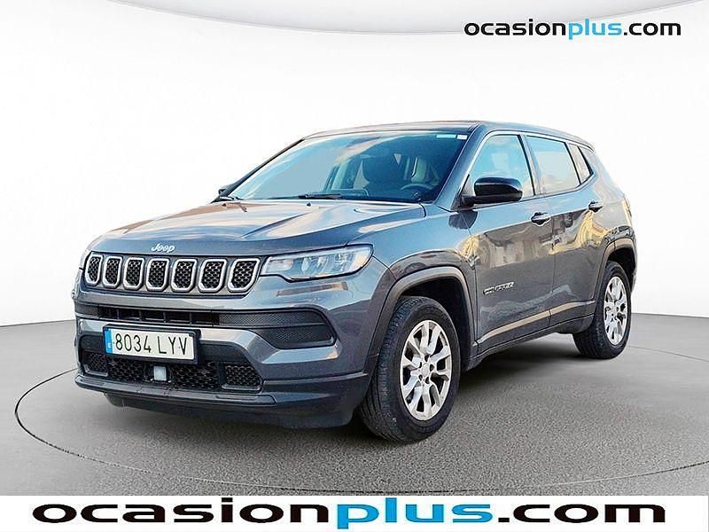Usado Jeep Compass Longitude 130 CV (95 kW) 2022 Gris SUV