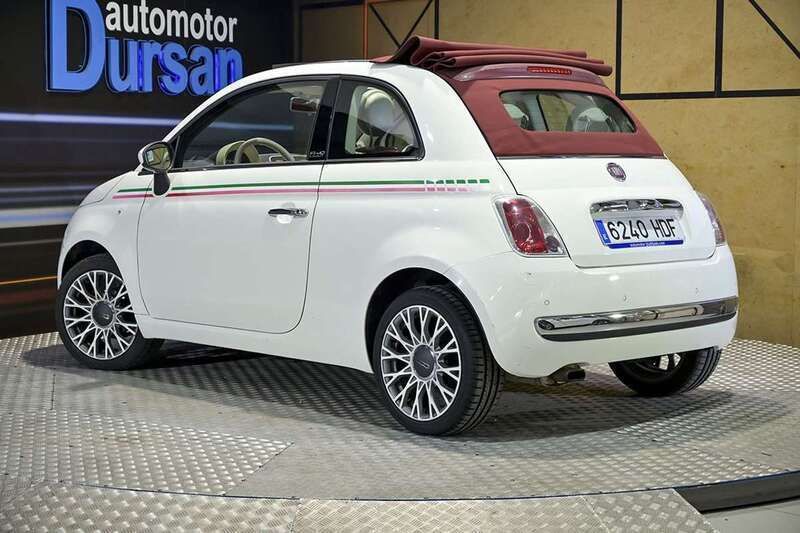 Usado Fiat 500C Lounge 69 CV (50 kW) 2011 Blanco Descapotable
