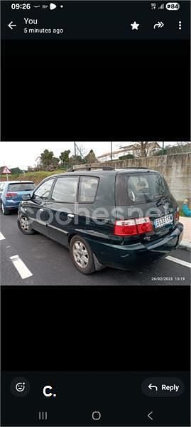 Usado Kia Carens EX 112 CV (82 kW) 2003 Verde Monovolumen