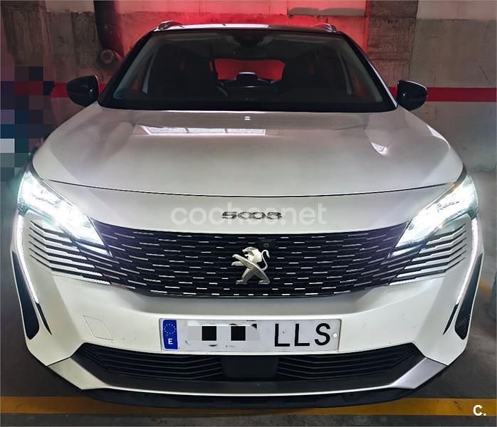 Blanco Usado 2020 Peugeot 5008 Allure Monovolumen | 22.000 € (Un poco caro) - Imagen 1/4