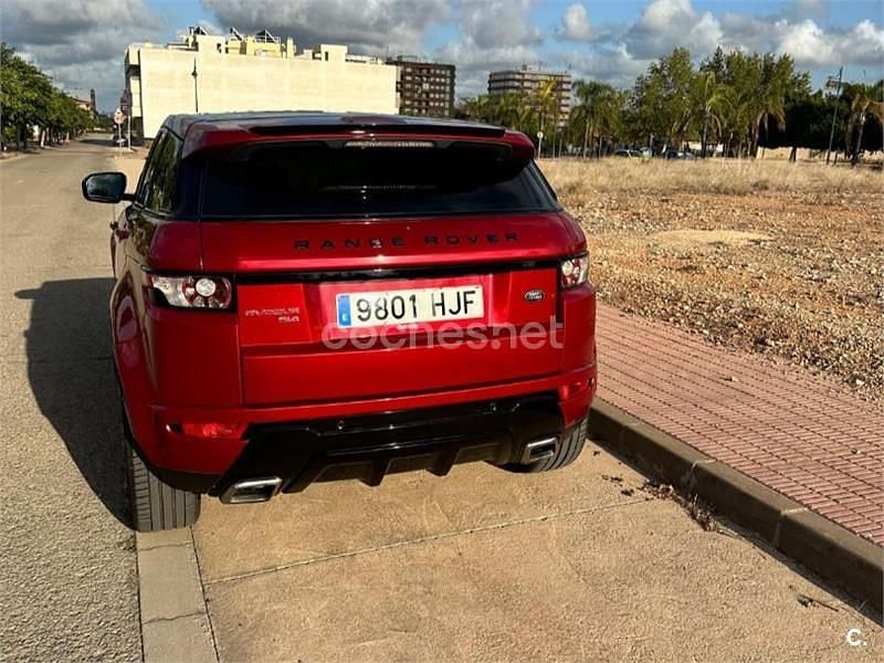 Usado Land Rover Range Rover evoque Dynamic 240 CV (176 kW) 2012 Rojo SUV