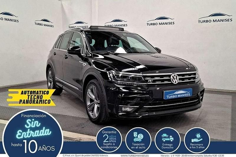 Negro Usado 2020 VW Tiguan R-line SUV | 28.990 € (Precio justo) - Imagen 1/4
