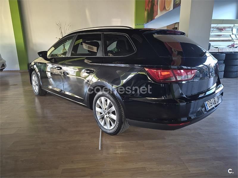 Brugt Seat Leon ST Style 110 HK (80 kW) 2016 Sort Stationcar