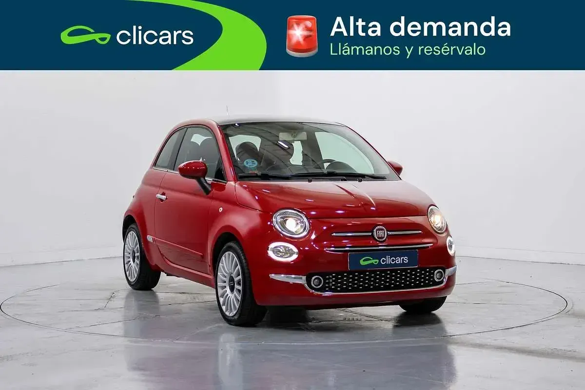 Usado Fiat 500 Lounge 69 CV (50 kW) 2016 Rojo Utilitario
