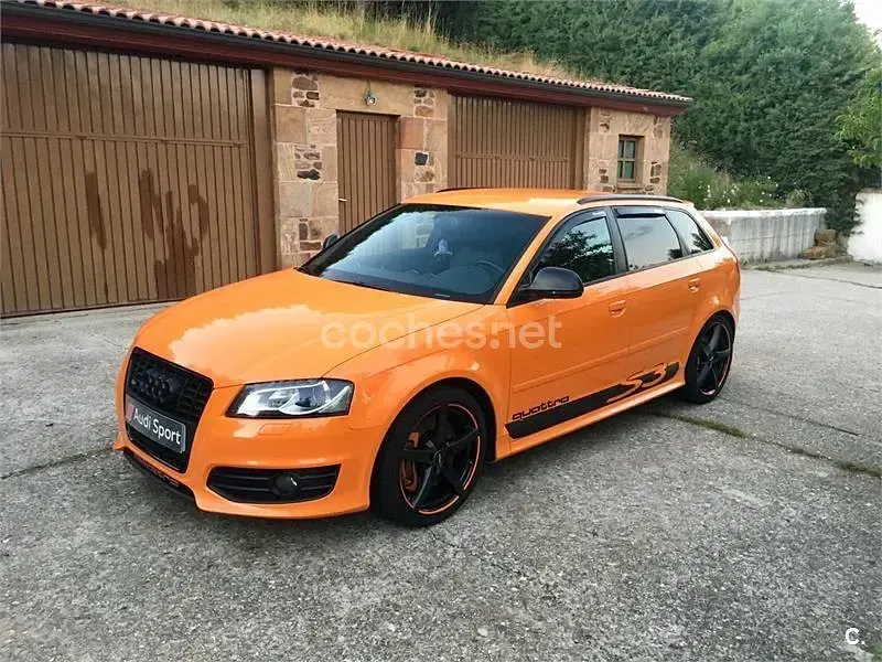 Usado Audi S3 Sportback 265 CV (194 kW) 2008 Naranja Utilitario