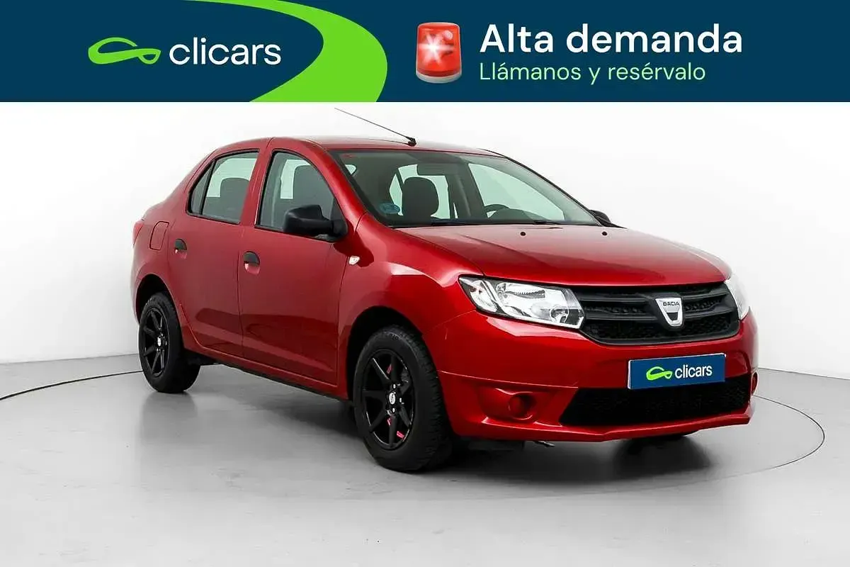 Usado Dacia Logan Ambiance 75 CV (55 kW) 2016 Rojo Utilitario