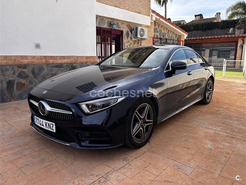 Usado Mercedes CLS450 389 CV (286 kW) 2018 Azul Berlina
