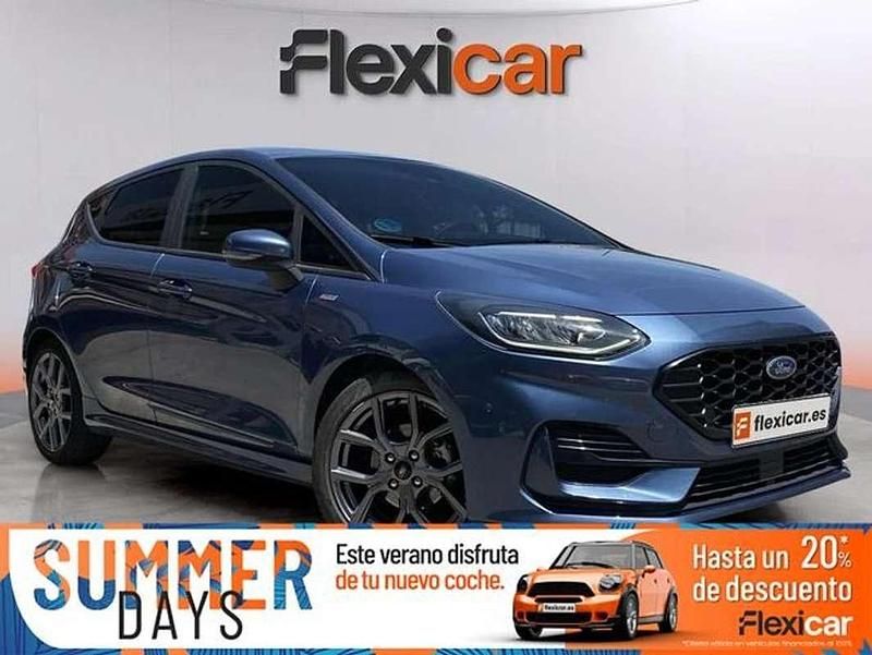 Azul Usado 2022 Ford Fiesta ST-Line Utilitario | 13.590 € (Precio justo) - Imagen 1/4