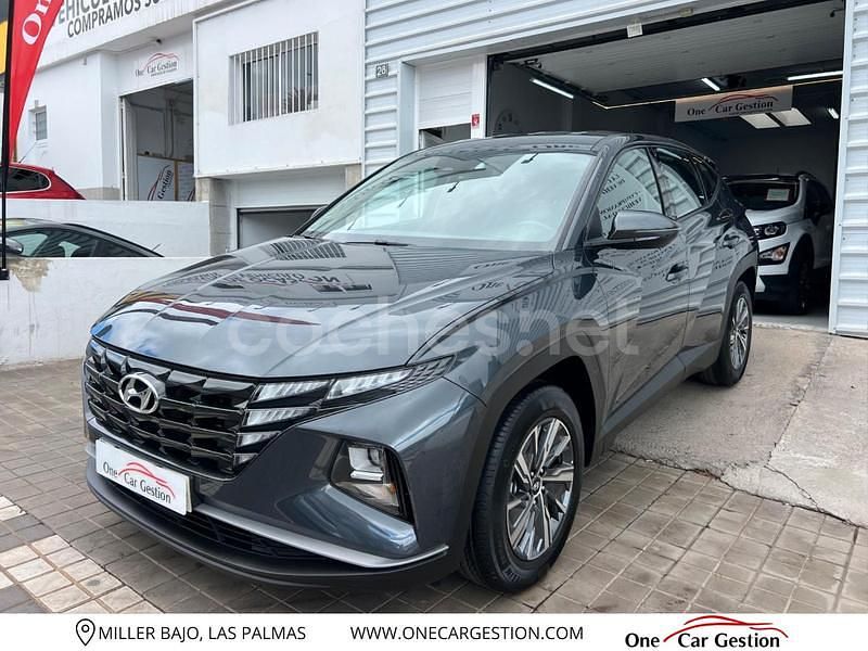 Azul Usado 2023 Hyundai Tucson SUV | 22.795 € (Precio justo) - Imagen 1/4