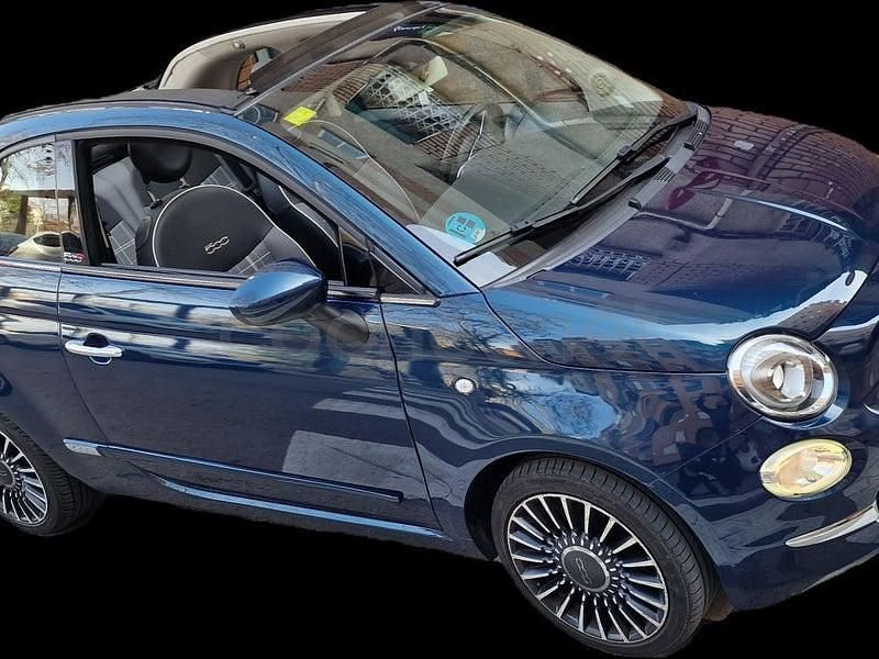 Usado Fiat 500C 69 CV (50 kW) 2017 Azul Descapotable