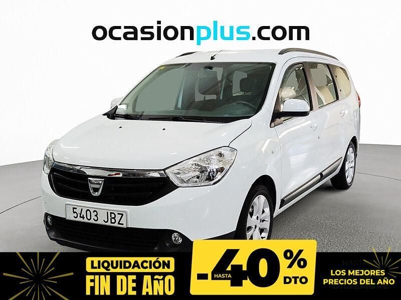 Blanco Usado 2015 Dacia Lodgy Lauréate Monovolumen | 8990 € (Buen precio) - Imagen 1/4