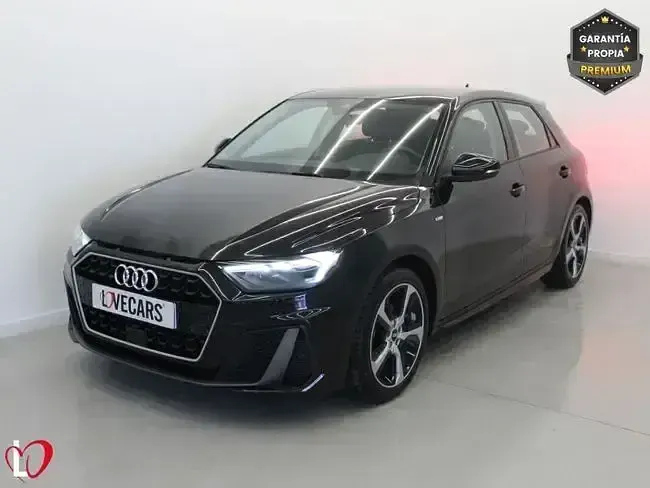 Brugt Audi A1 Sportback S-Line 110 HK (80 kW) 2022 Sort Hatchback