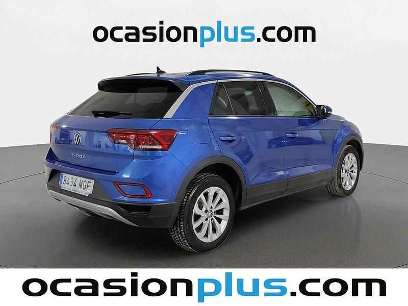 Usado VW T-Roc Life 150 CV (110 kW) 2023 Azul SUV