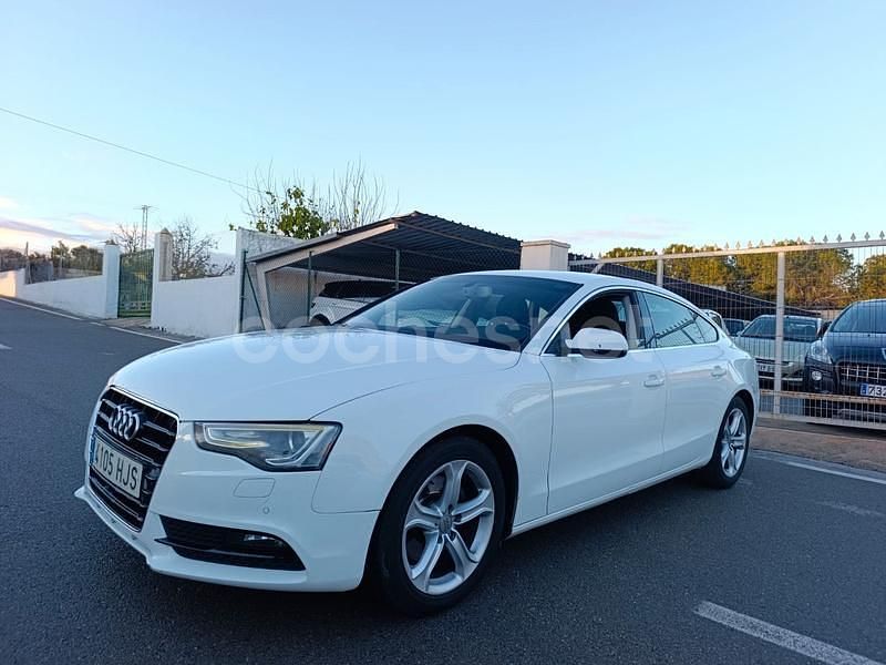 Blanco Usado 2012 Audi A5 Sportback Utilitario | 8950 € (Buen precio) - Imagen 1/4