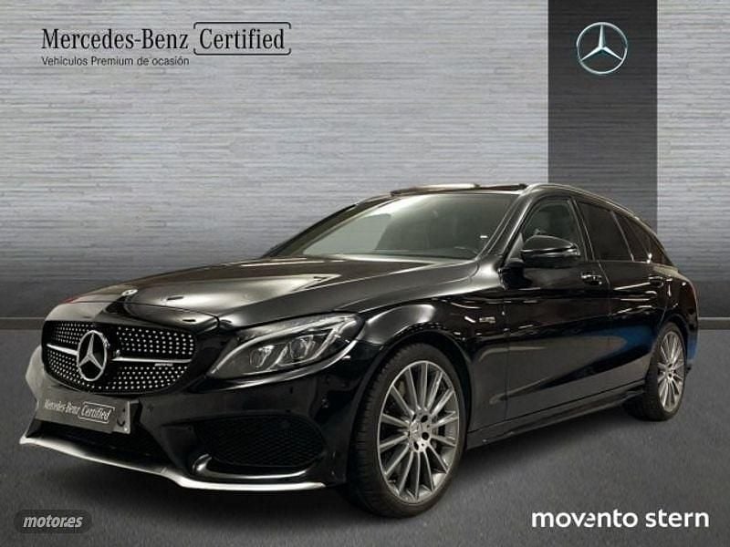 Negro obsidiana pintura metalizada Usado 2018 Mercedes C450 AMG AMG Familiar | 35.800 € - Imagen 1/4