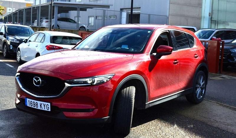 Usado Mazda CX-5 150 CV (110 kW) 2019 Granate SUV