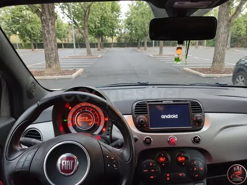 Usado Fiat 500C Sport 85 CV (62 kW) 2013 Gris / plata Descapotable