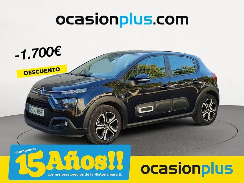 Negro Usado 2024 Citroën C3 Utilitario | 14.400 € (Precio justo) - Imagen 1/4