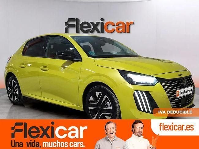 Usado Peugeot 208 Allure 100 CV (73 kW) 2025 Amarillo Utilitario