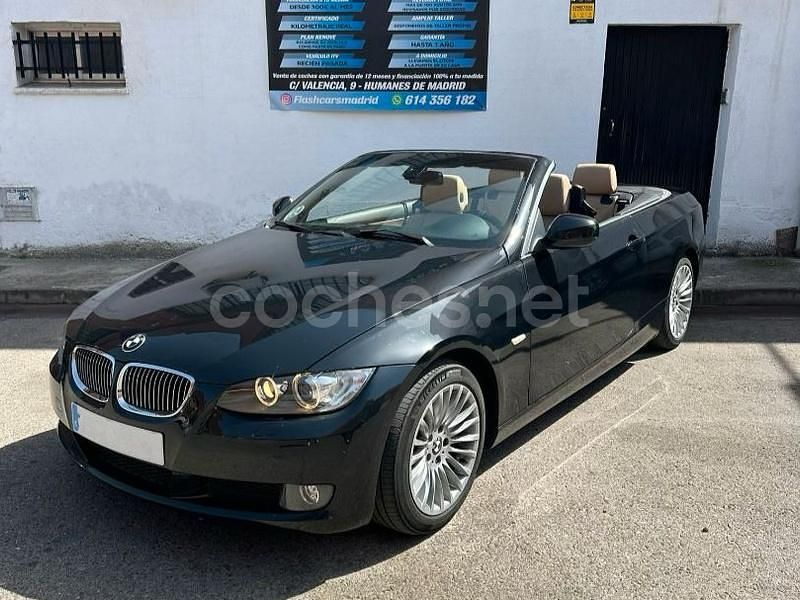 Negro Usado 2010 BMW 320 Cabriolet Descapotable | 11.990 € (Precio justo) - Imagen 1/4