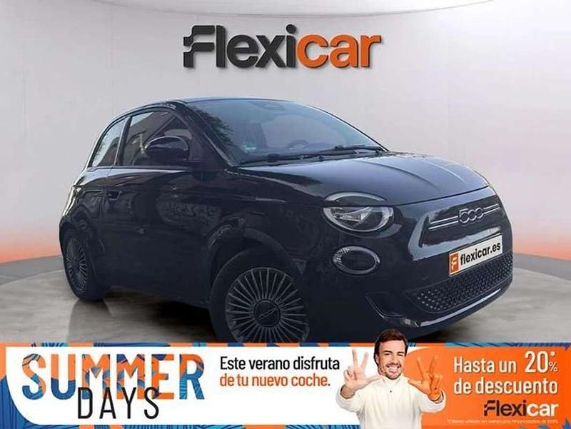 Negro Usado 2021 Fiat 500e Action Berlina | 11.690 € (Un poco caro) - Imagen 1/4
